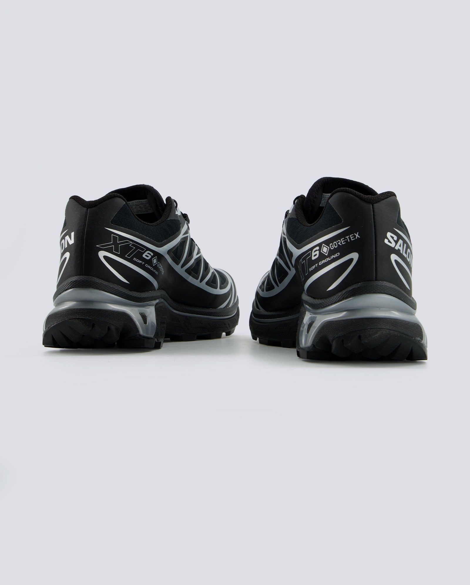 Salomon XT-6 Gore Tex Negro Y Plateado Mujer