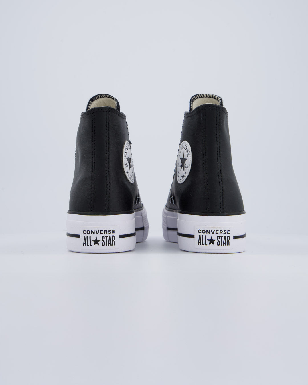 Converse All Star Lift Leather Hi Negro Mujer