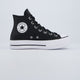 Converse All Star Lift Leather Hi Negro Mujer