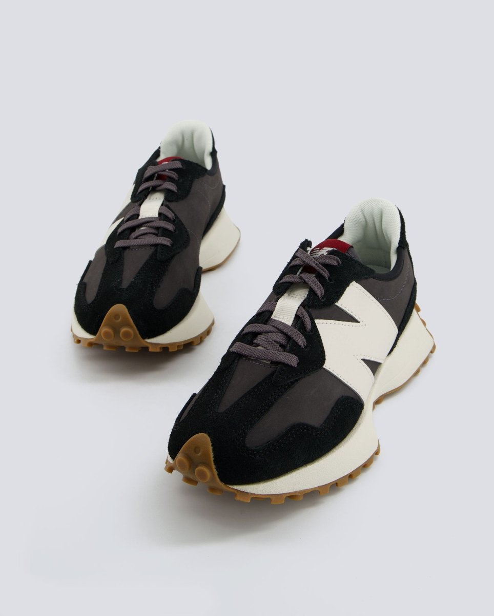 New Balance 327 Negro Y Gris Mujer