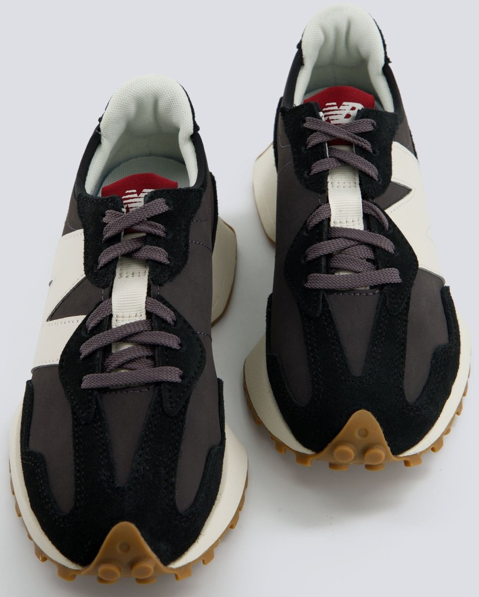 New Balance 327 Negro Y Gris Mujer