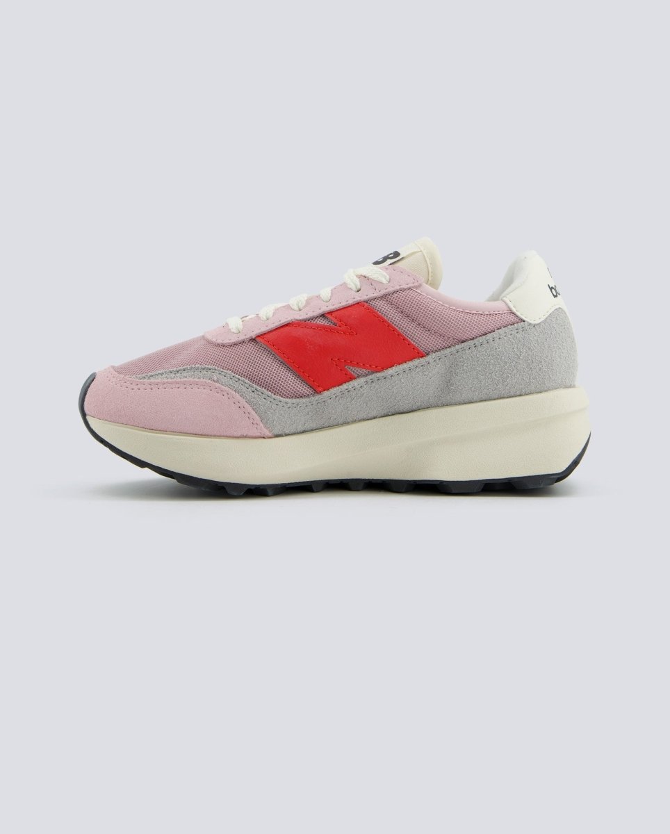 New Balance 370 Gris Y Rosa Mujer