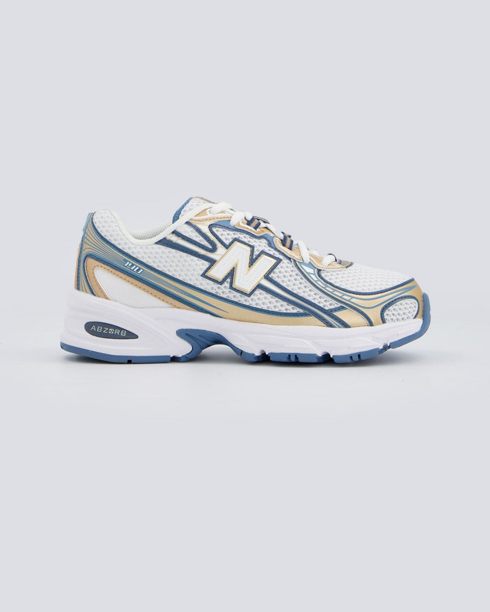 New Balance 740 Azul y Dorado Mujer