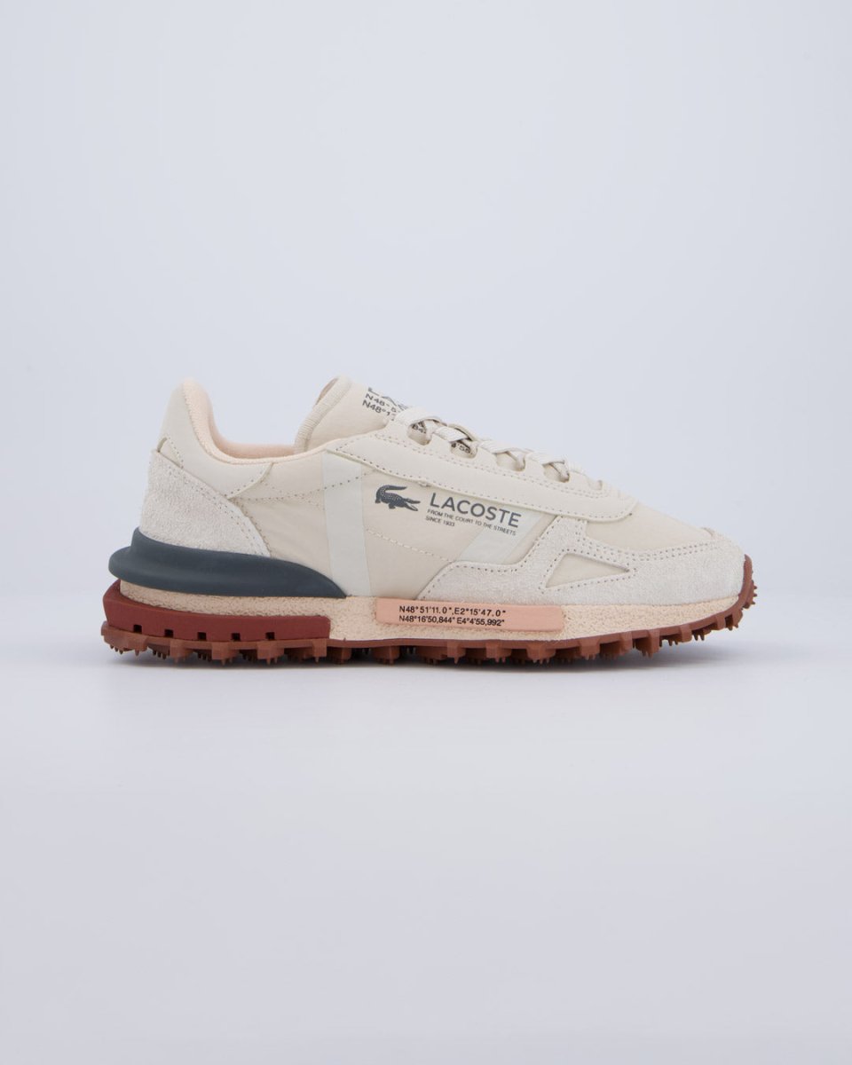 Lacoste Elite Crema Mujer