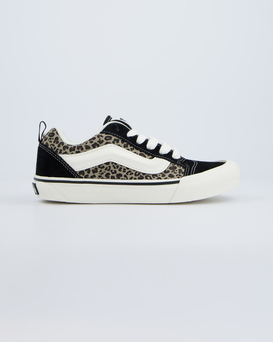 Vans Knu Skool Negro Leopardo Mujer