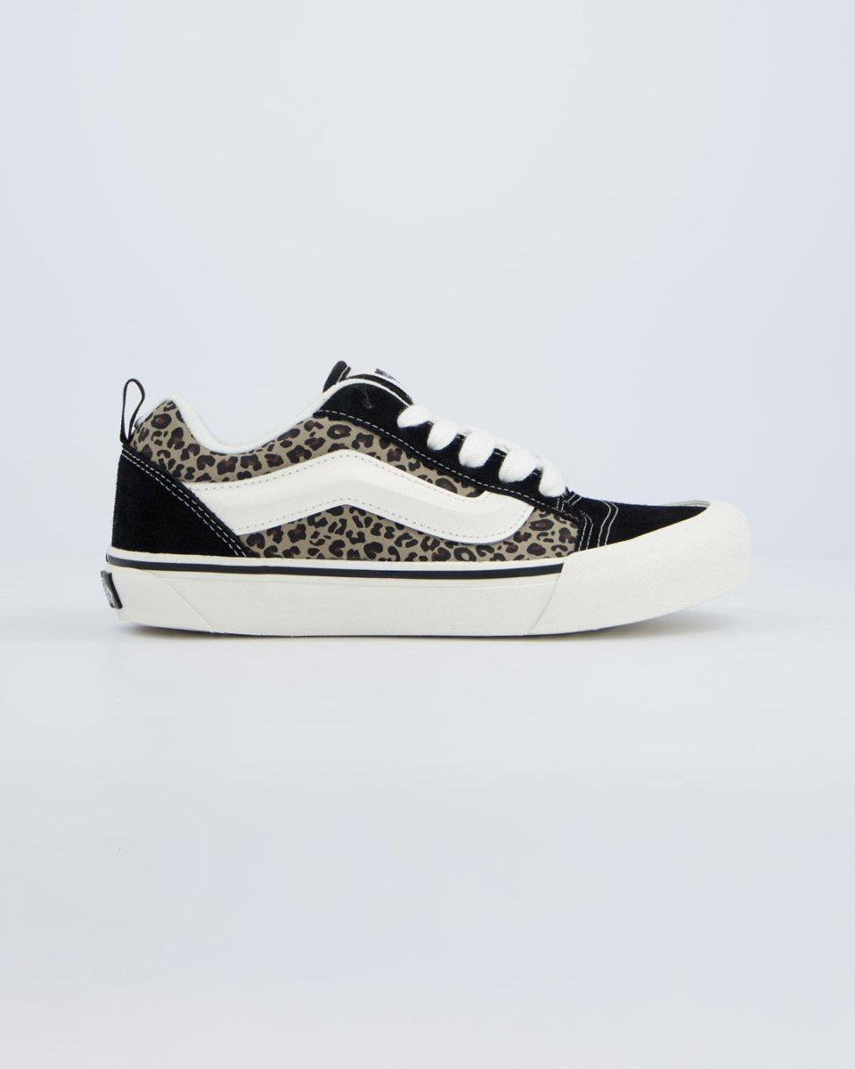 Vans Knu Skool Negro Leopardo Mujer