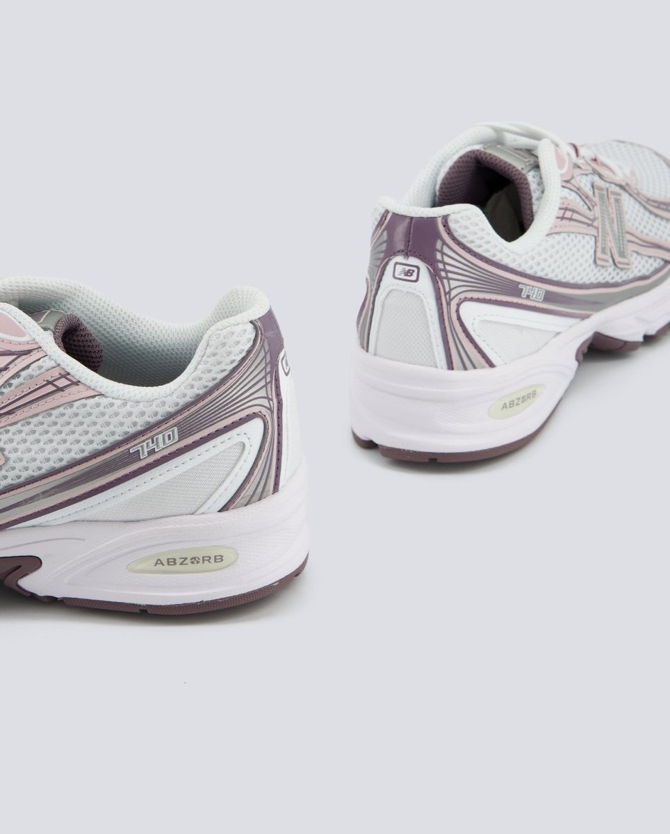 New Balance 740 Blanco y Rosa Mujer