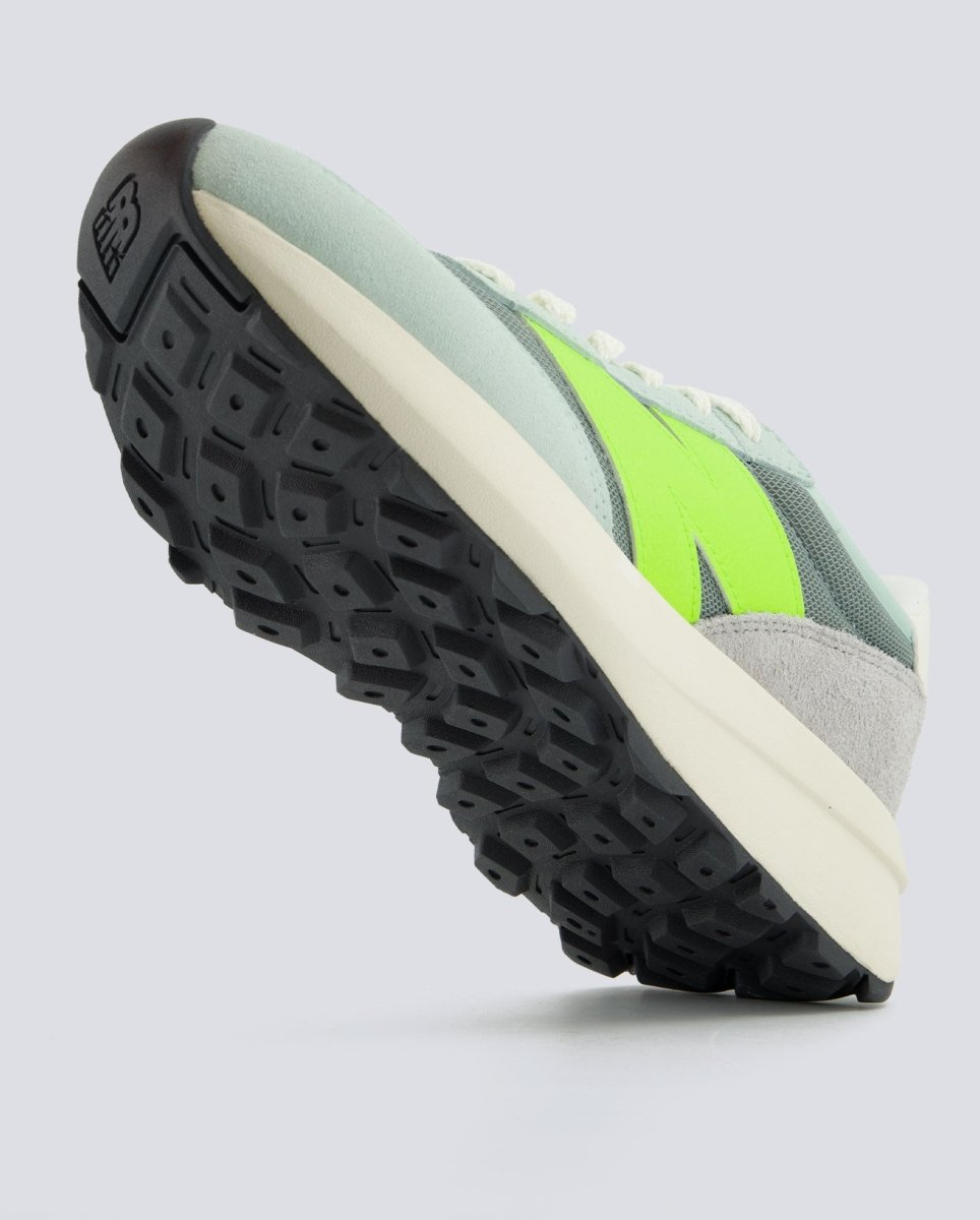 New Balance 370 Gris Y Amarillo Mujer