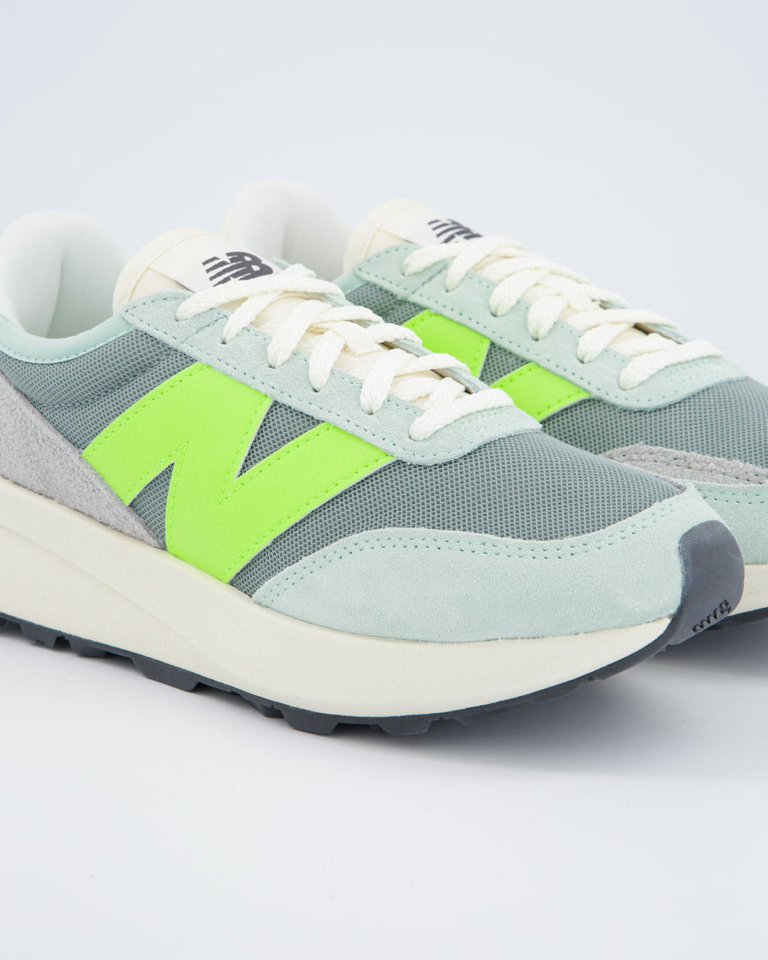 New Balance 370 Gris Y Amarillo Mujer