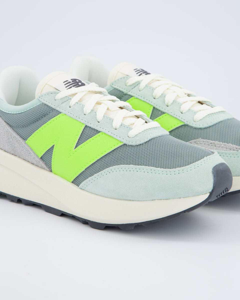 New Balance 370 Gris Y Amarillo Mujer