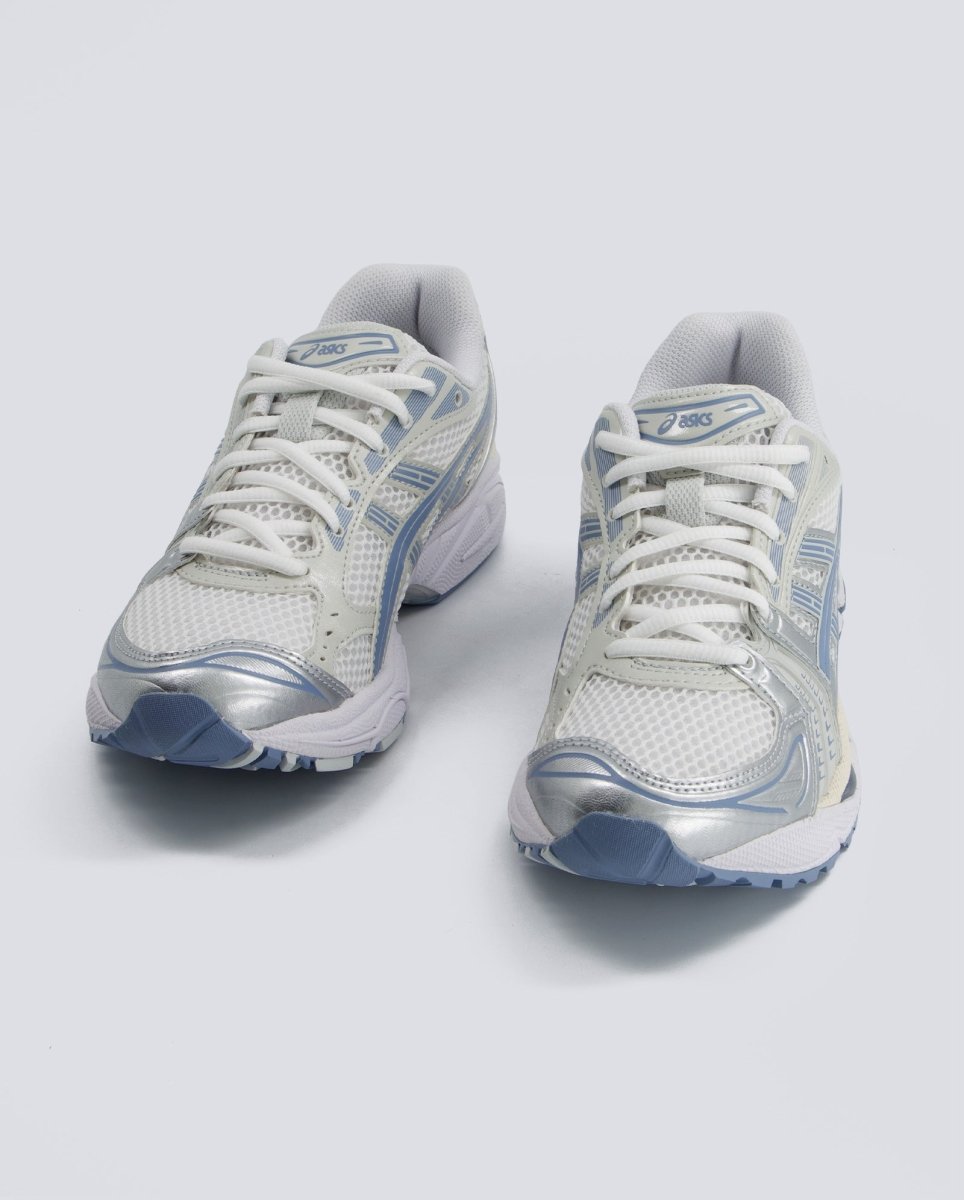 Asics Gel-Kayano 14 Plateado y Azul Mujer