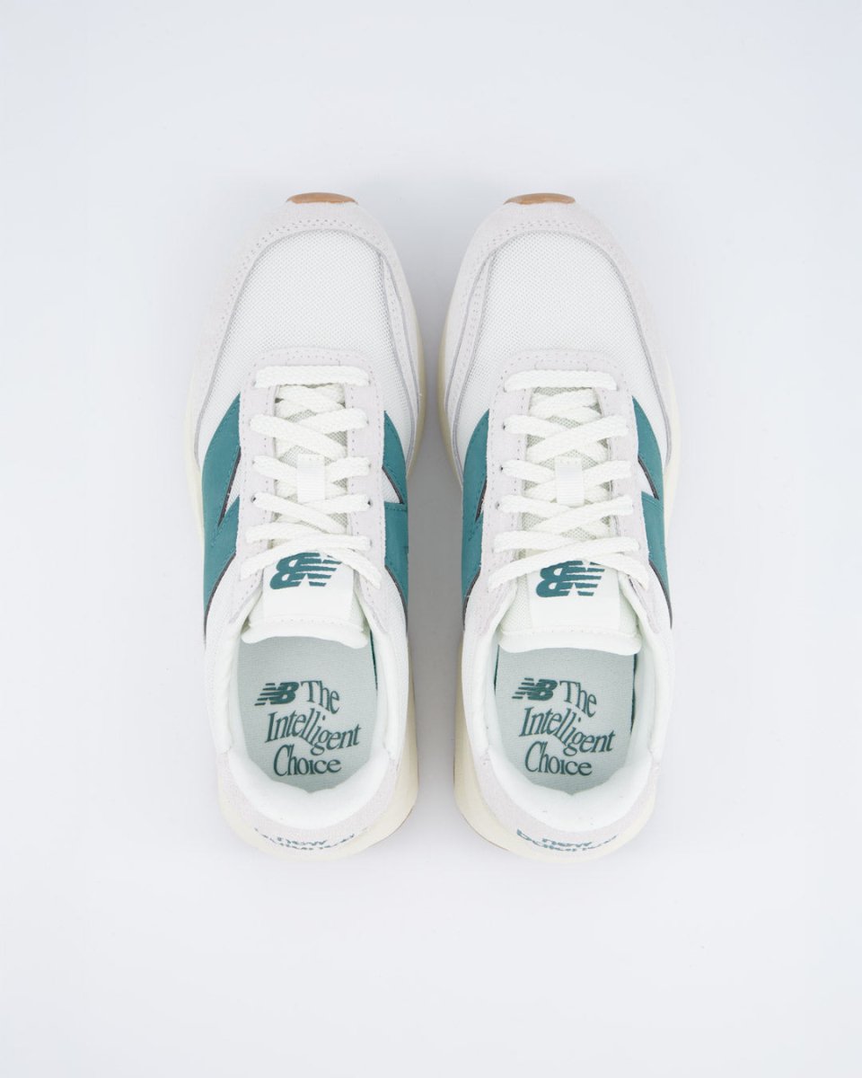 New Balance 370 Blanco Y Verde Hombre