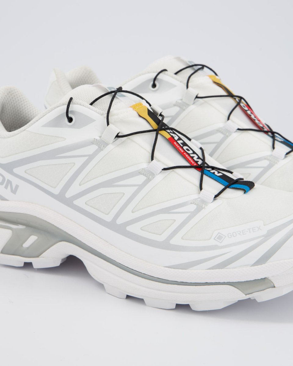 Salomon Xt-6 Gore-Tex Blanco Y Plateado  Mujer