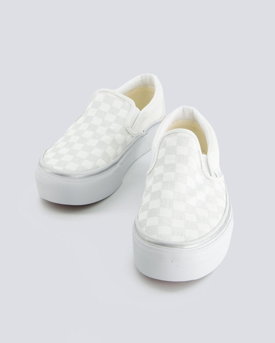 Vans Classic Slip-On Platform Blanco Mujer