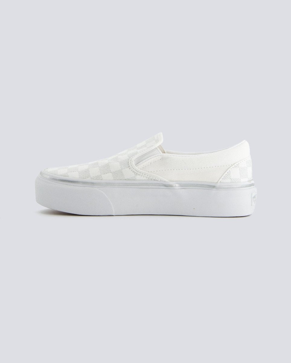 Vans Classic Slip-On Platform Blanco Mujer