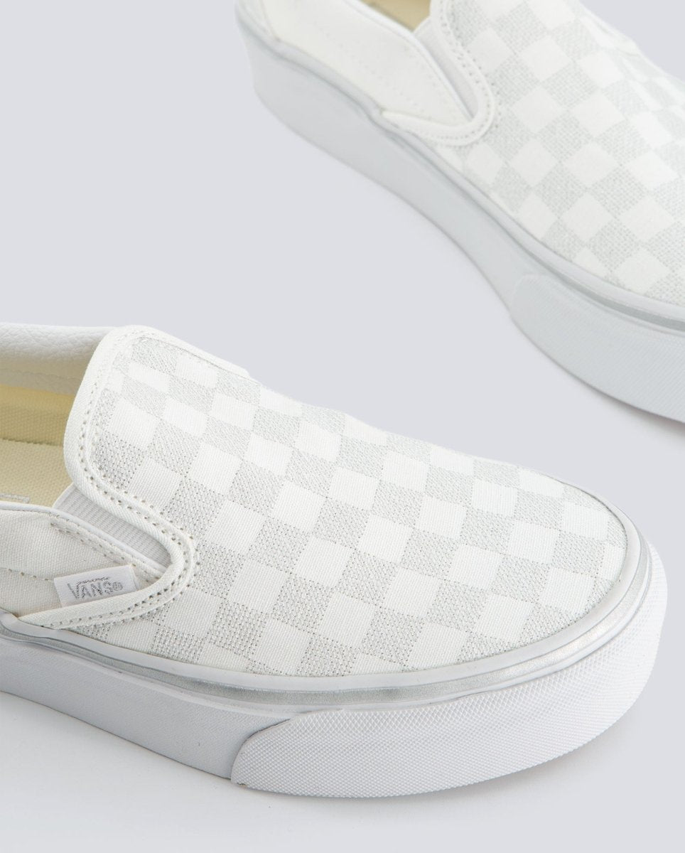Vans Classic Slip-On Platform Blanco Mujer