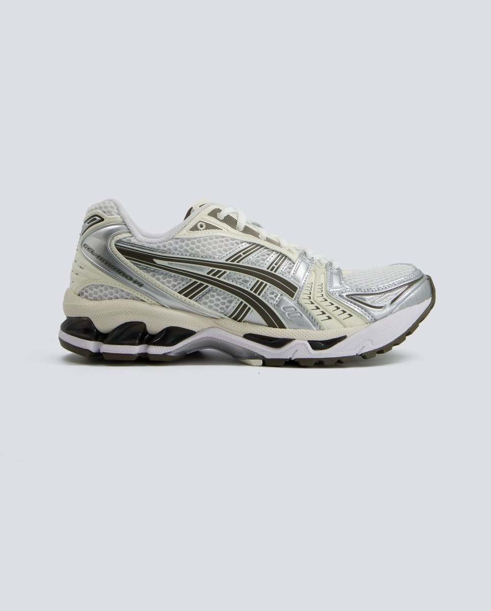 Asics Gel-Kayano 14 Plateado Y Beige Mujer