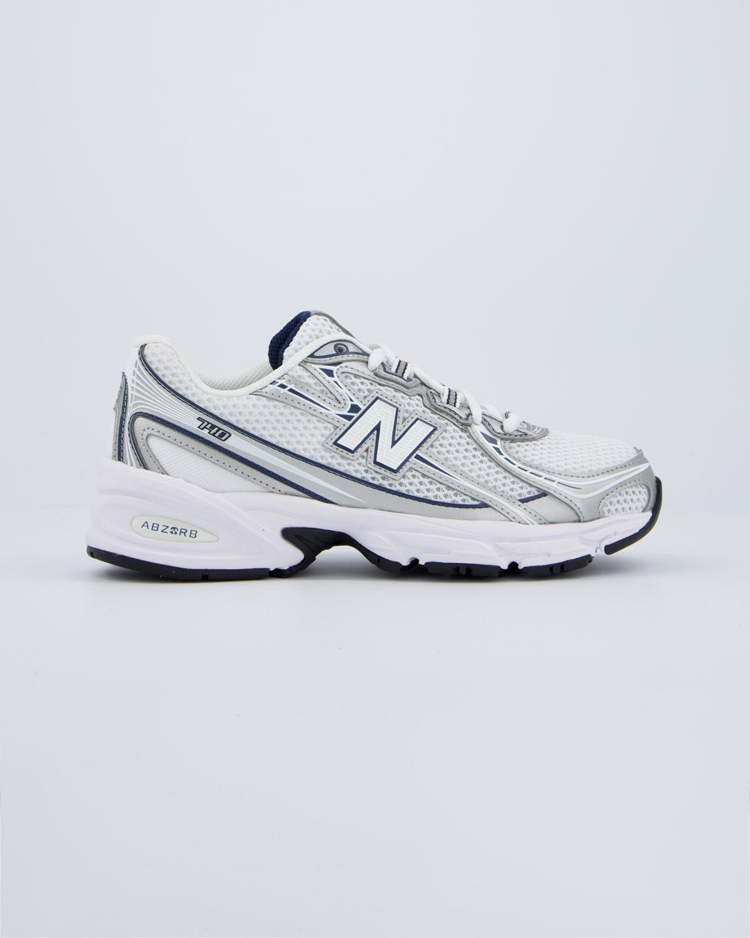 New Balance 740 Blanco Y Azul Marino Mujer