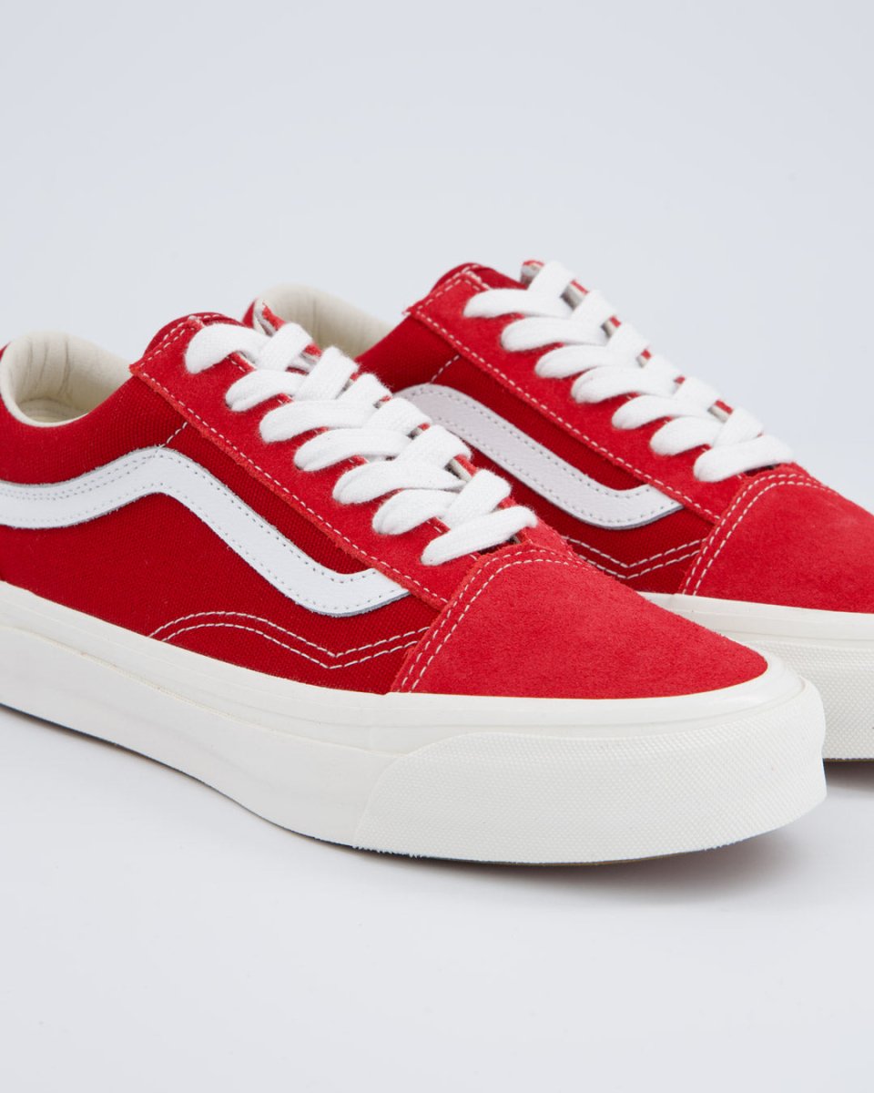 Vans Lx Old Skool Suede Rojo Mujer