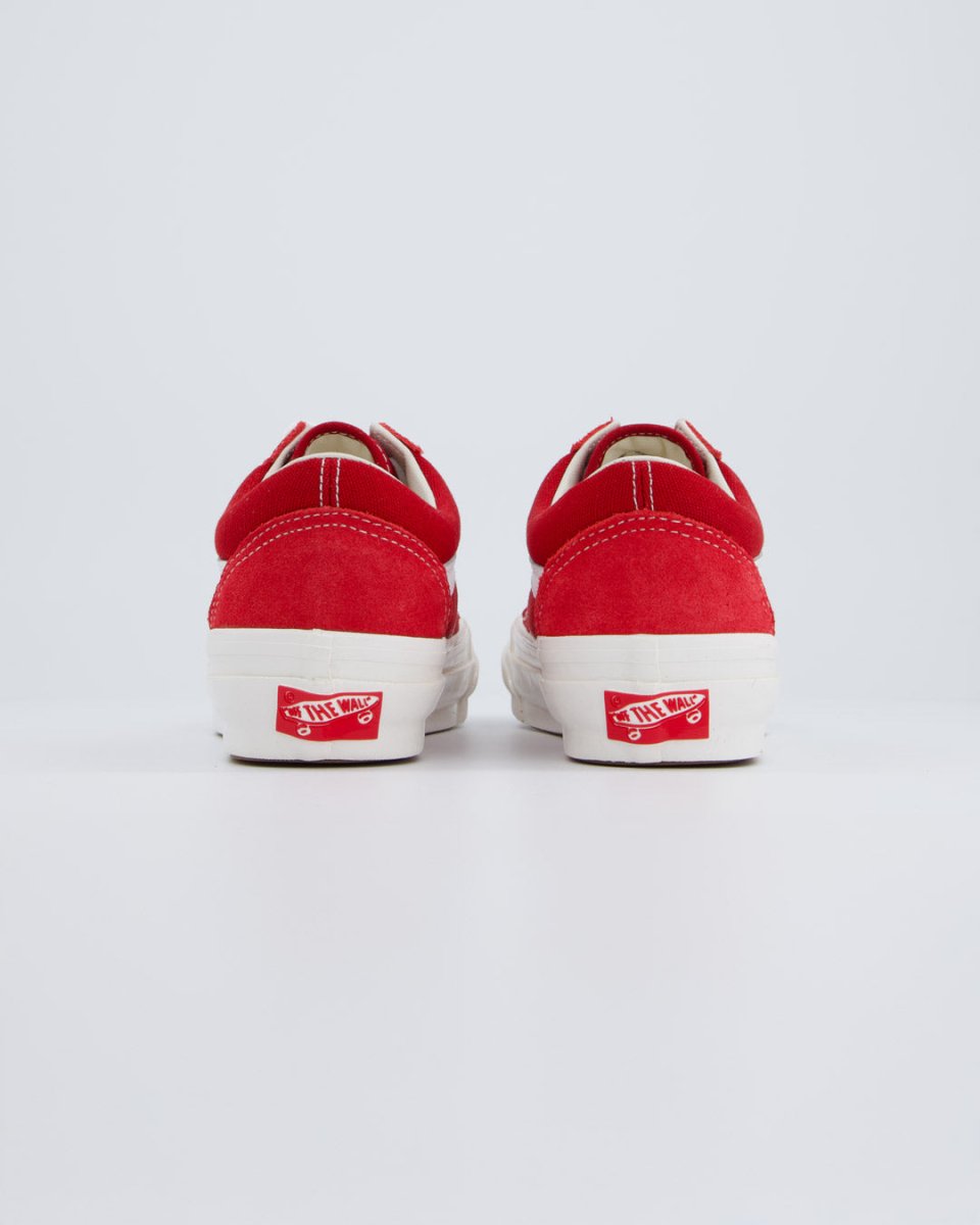 Vans Lx Old Skool Suede Rojo Mujer