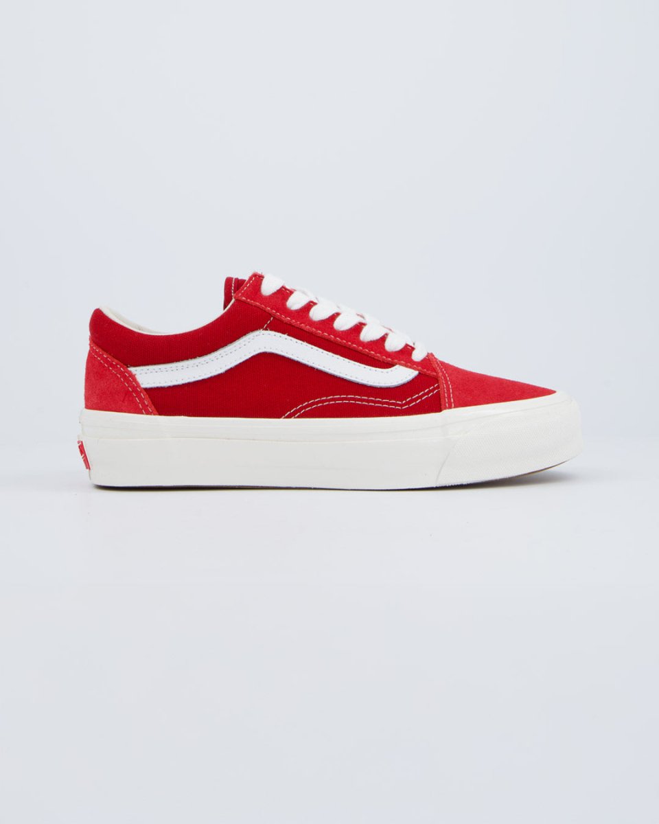 Vans Lx Old Skool Suede Rojo Mujer