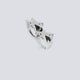 Anillo Twojeys Superstar Knuckle Plateado