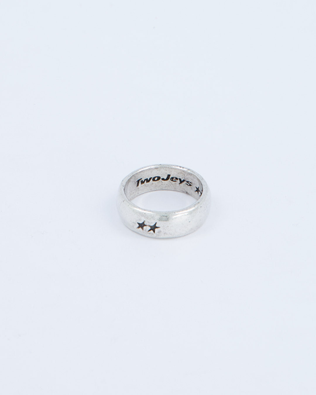 Anillo Twojeys Signature Ring Plateado Unisex