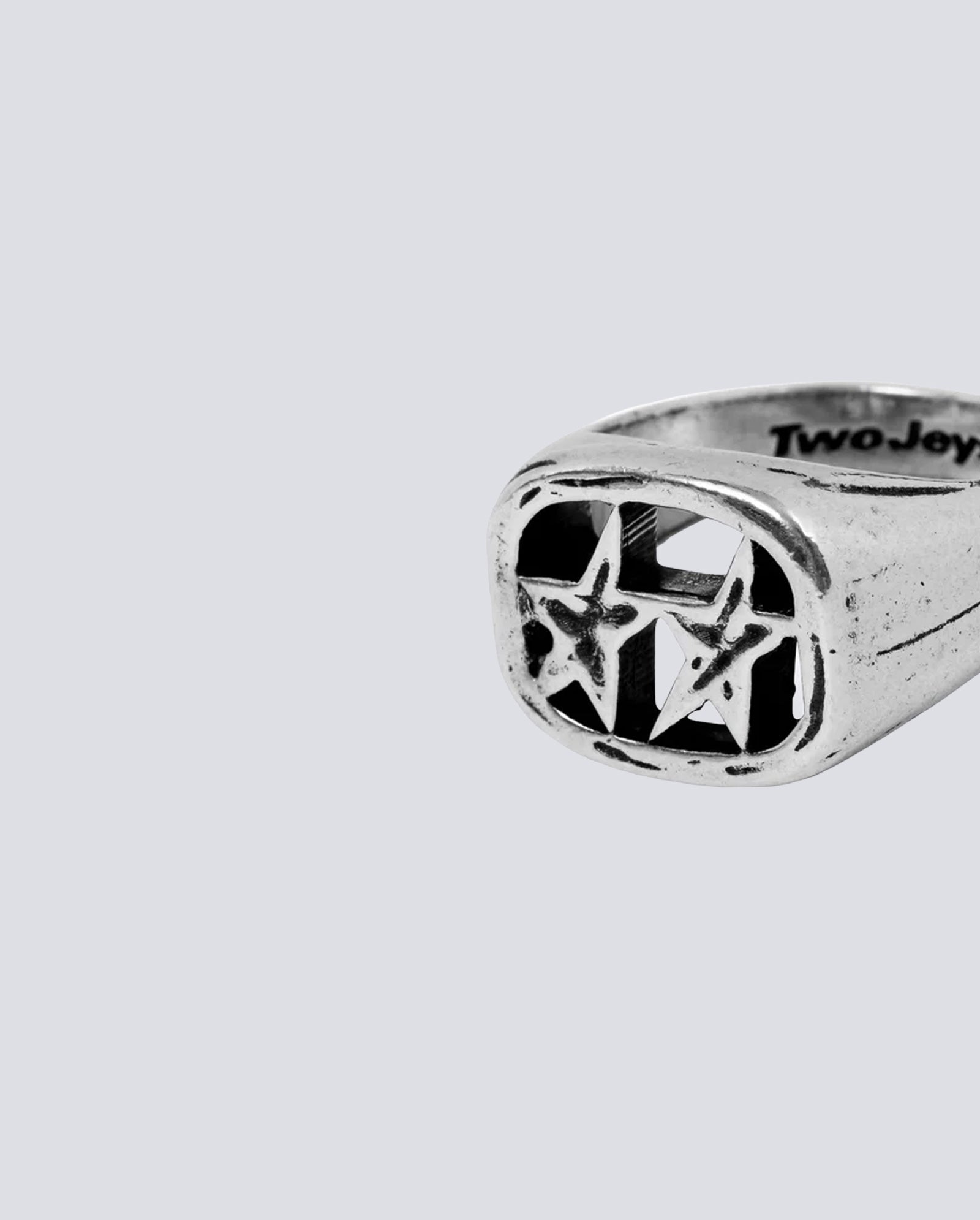 Anillo Twojeys Framed Ring Plateado Unisex