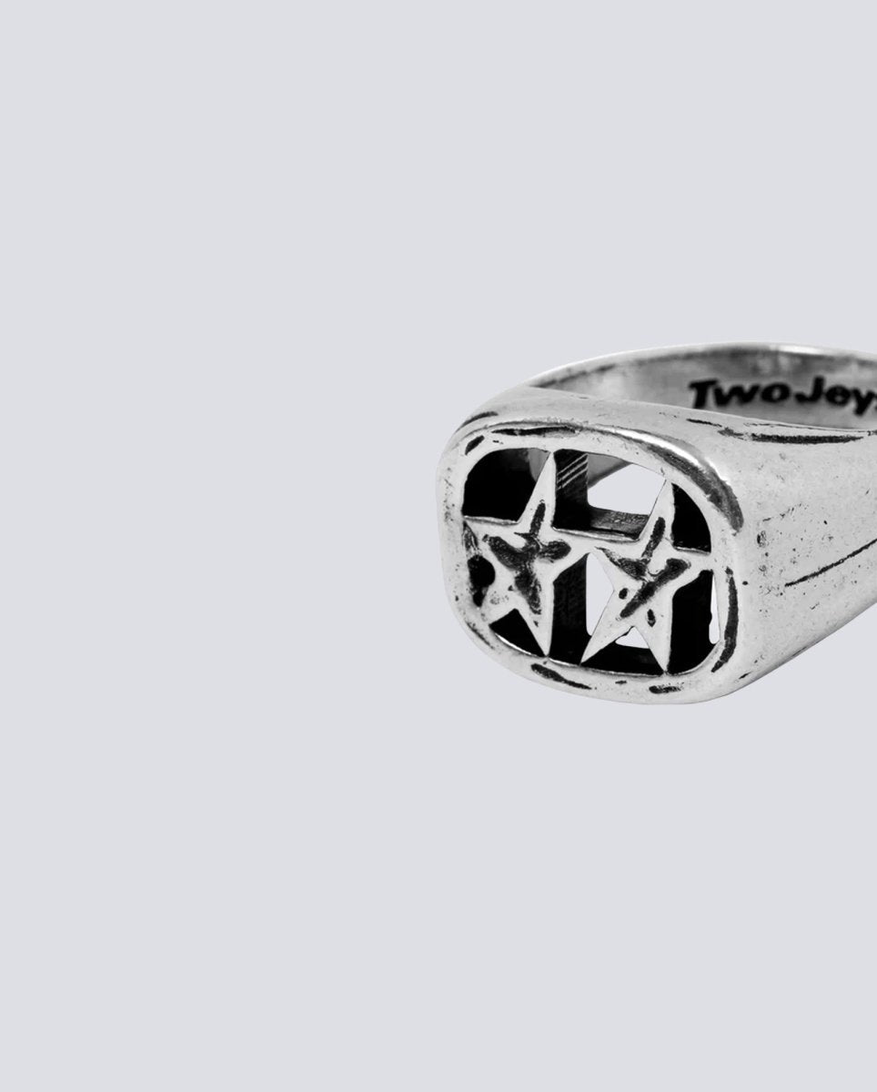 Anillo Twojeys Framed Ring Plateado Unisex