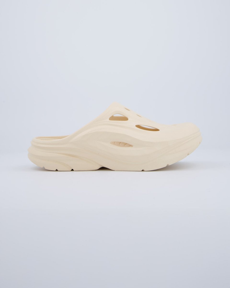 Hoka Ora Recovery Mule Beige Mujer