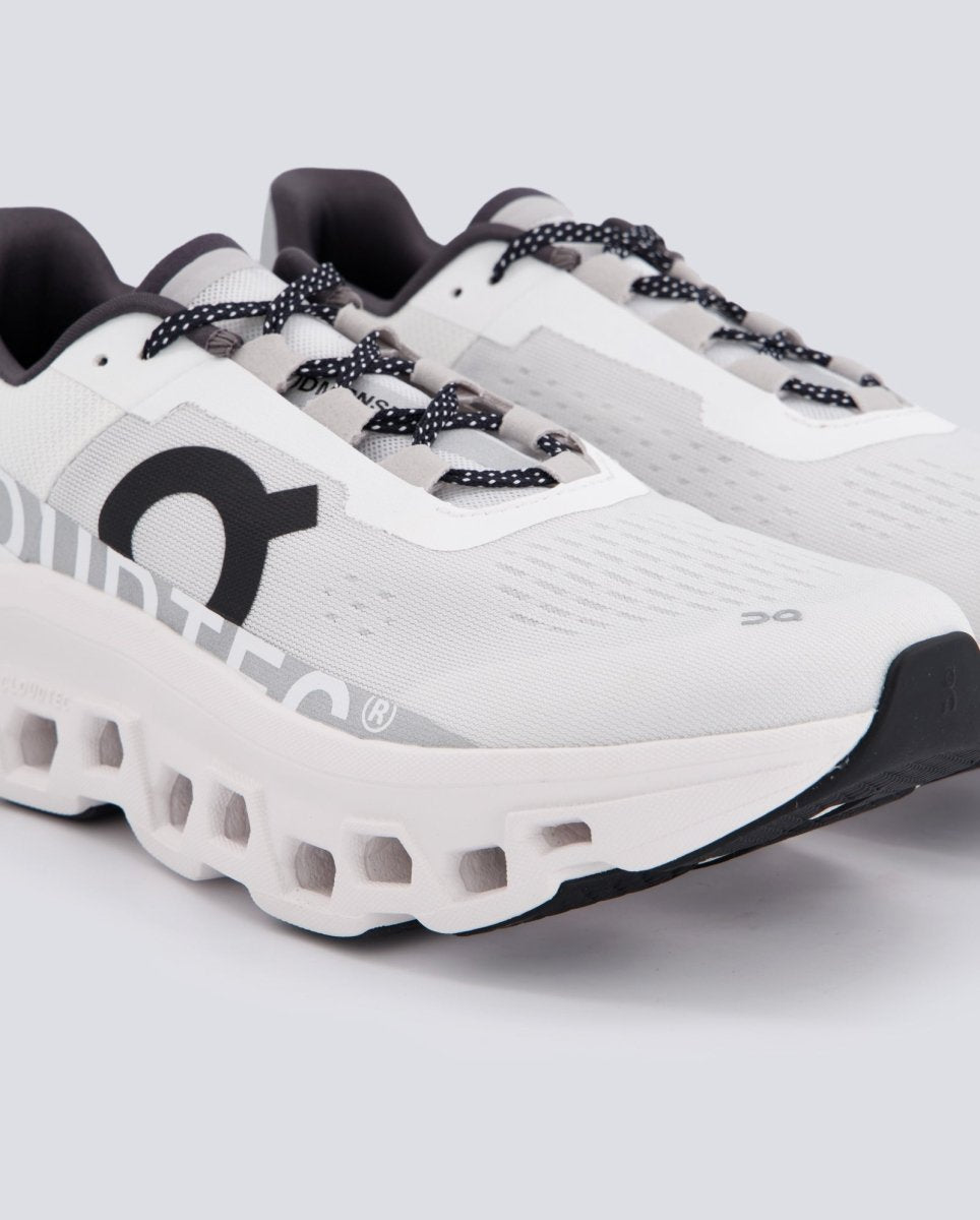 On Cloudmonster Blanco Y Gris Hombre