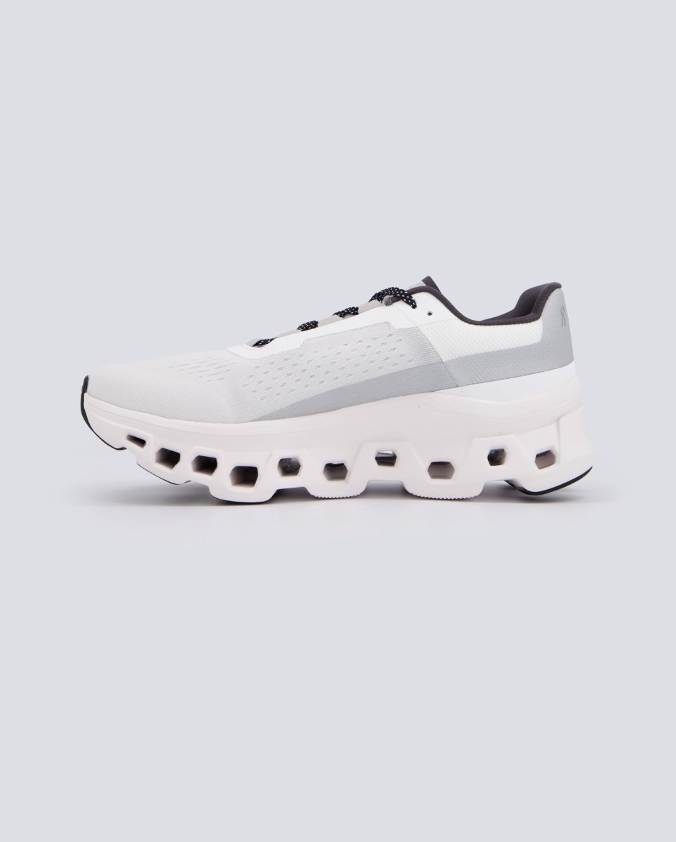 On Cloudmonster Blanco Y Gris Hombre
