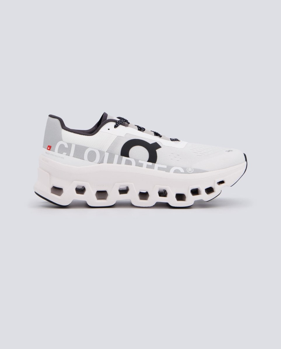 On Cloudmonster Blanco Y Gris Hombre