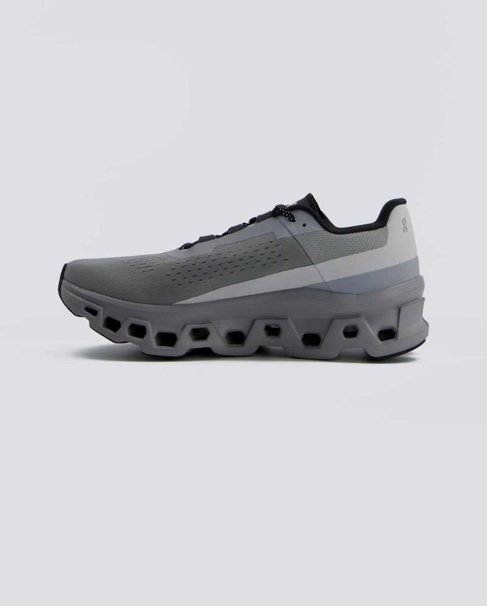 On Cloudmonster Gris Hombre
