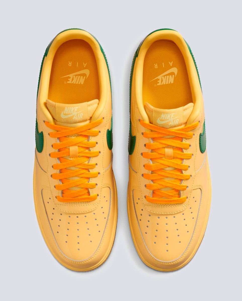 Nike Air Force 1 Low Patente Leather Amarillo Hombre