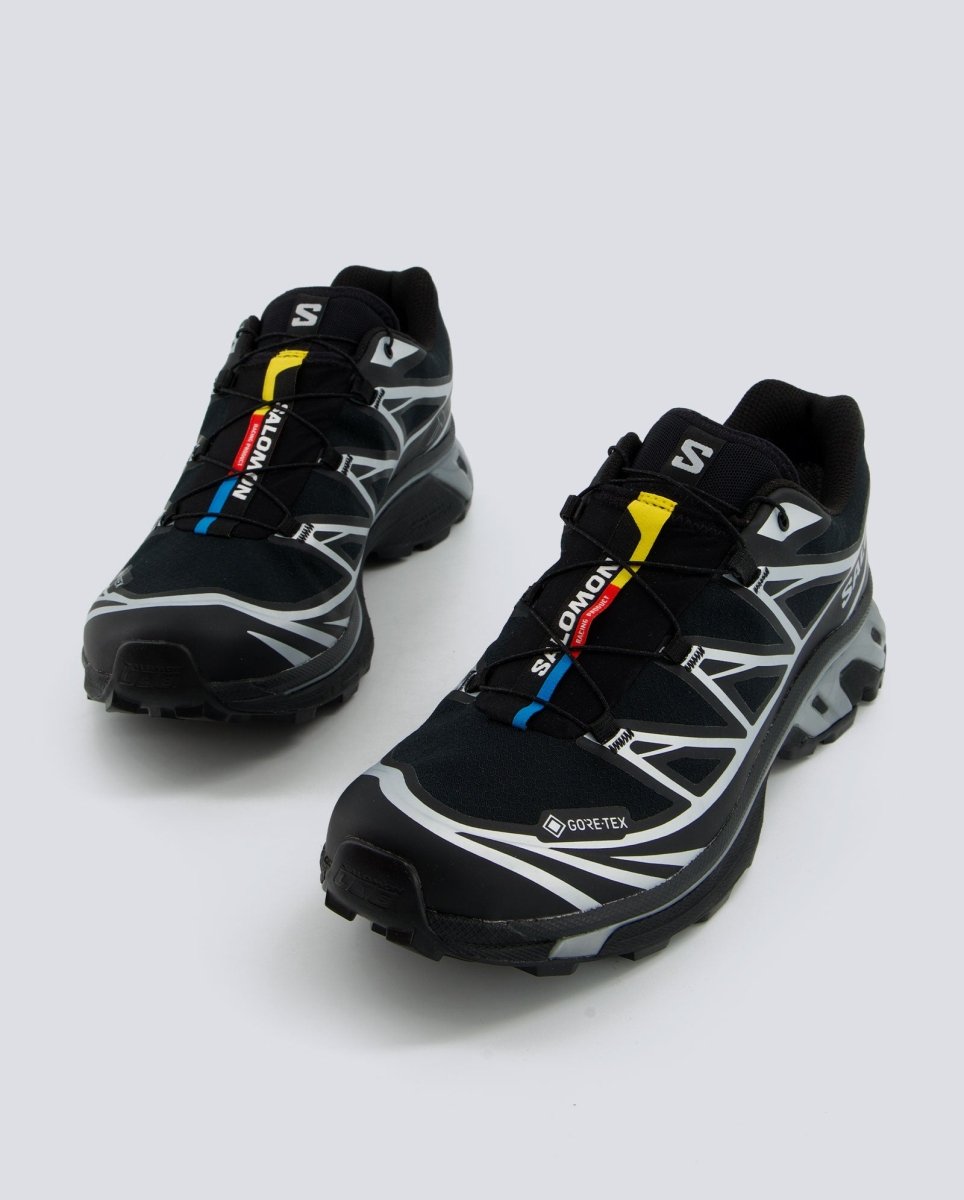 Salomon XT-6 Gore Tex Negro Y Plateado Hombre