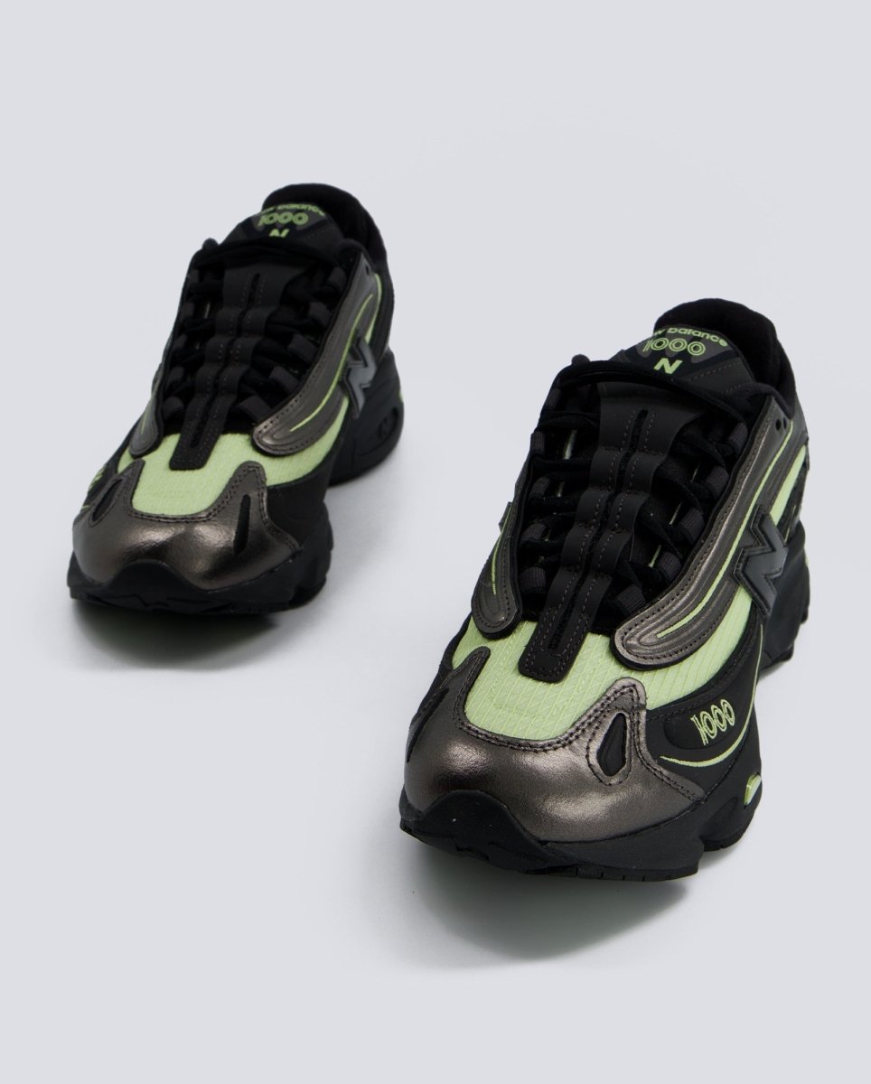 New Balance 10008 Negro y Verde Hombre