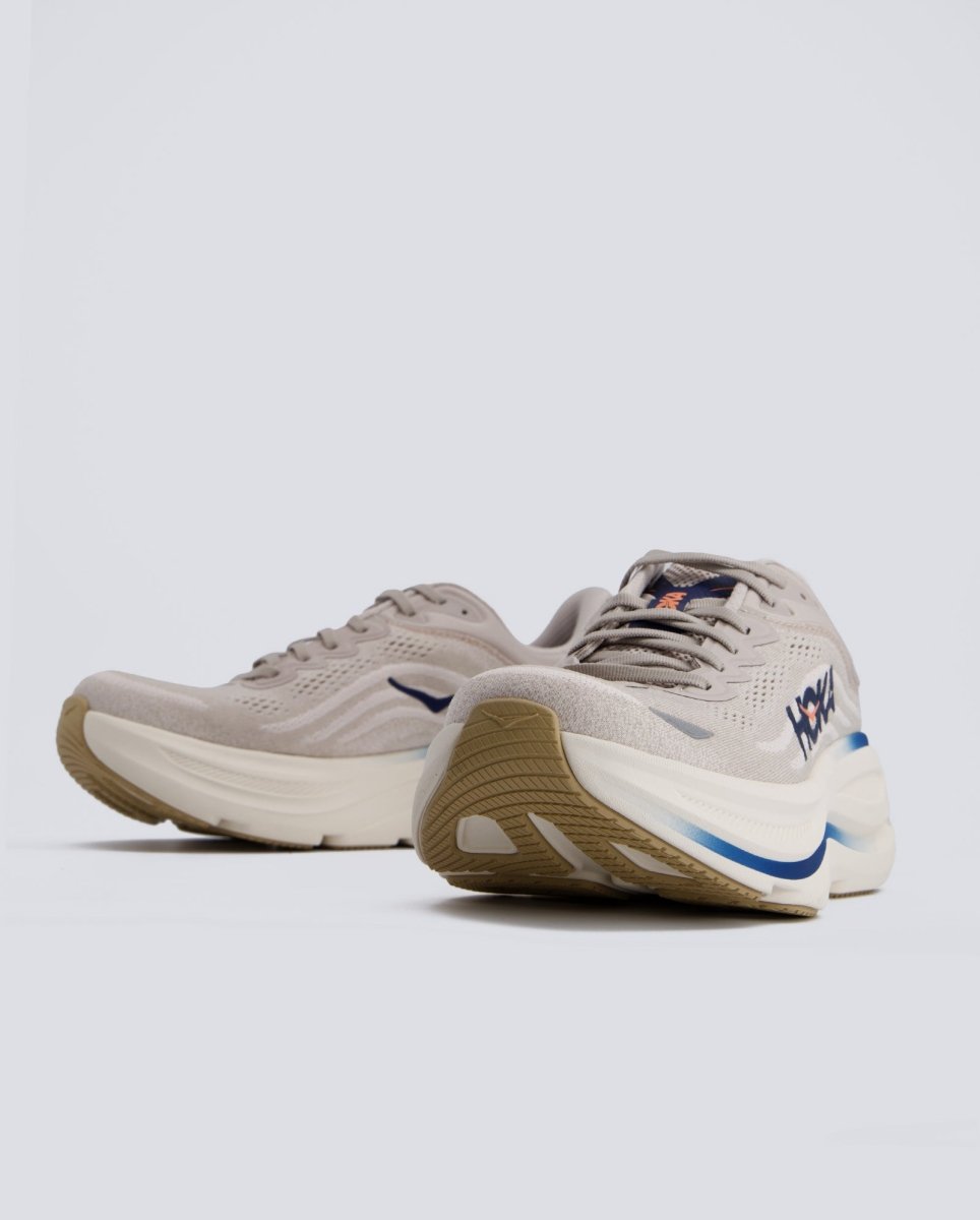 Hoka Bondi 9 Beige y Azul Hombre