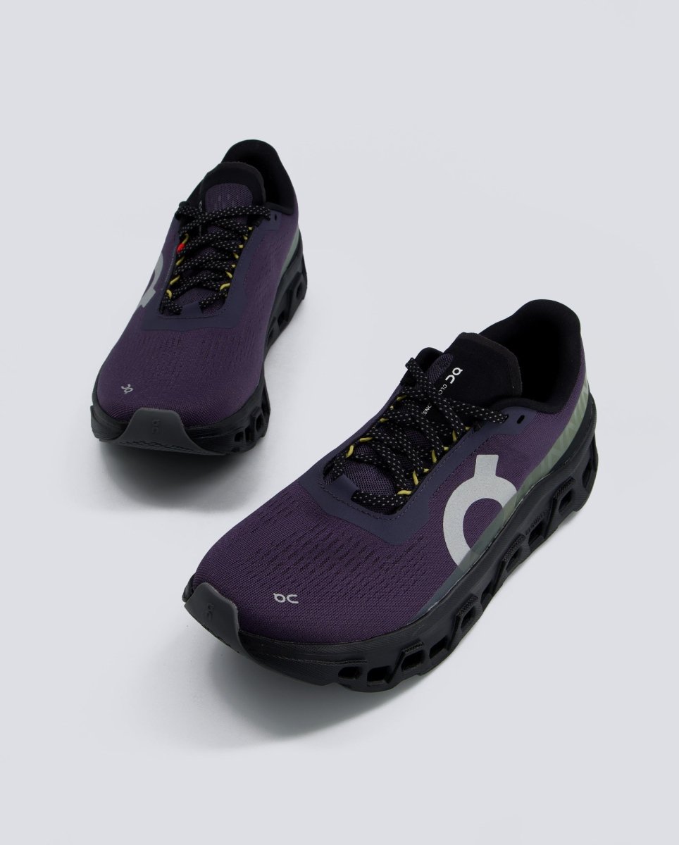 On Cloudmonster 1 Morado y Negro Hombre
