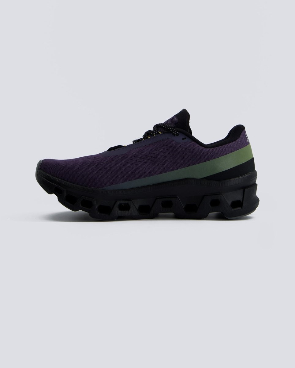On Cloudmonster 1 Morado y Negro Hombre