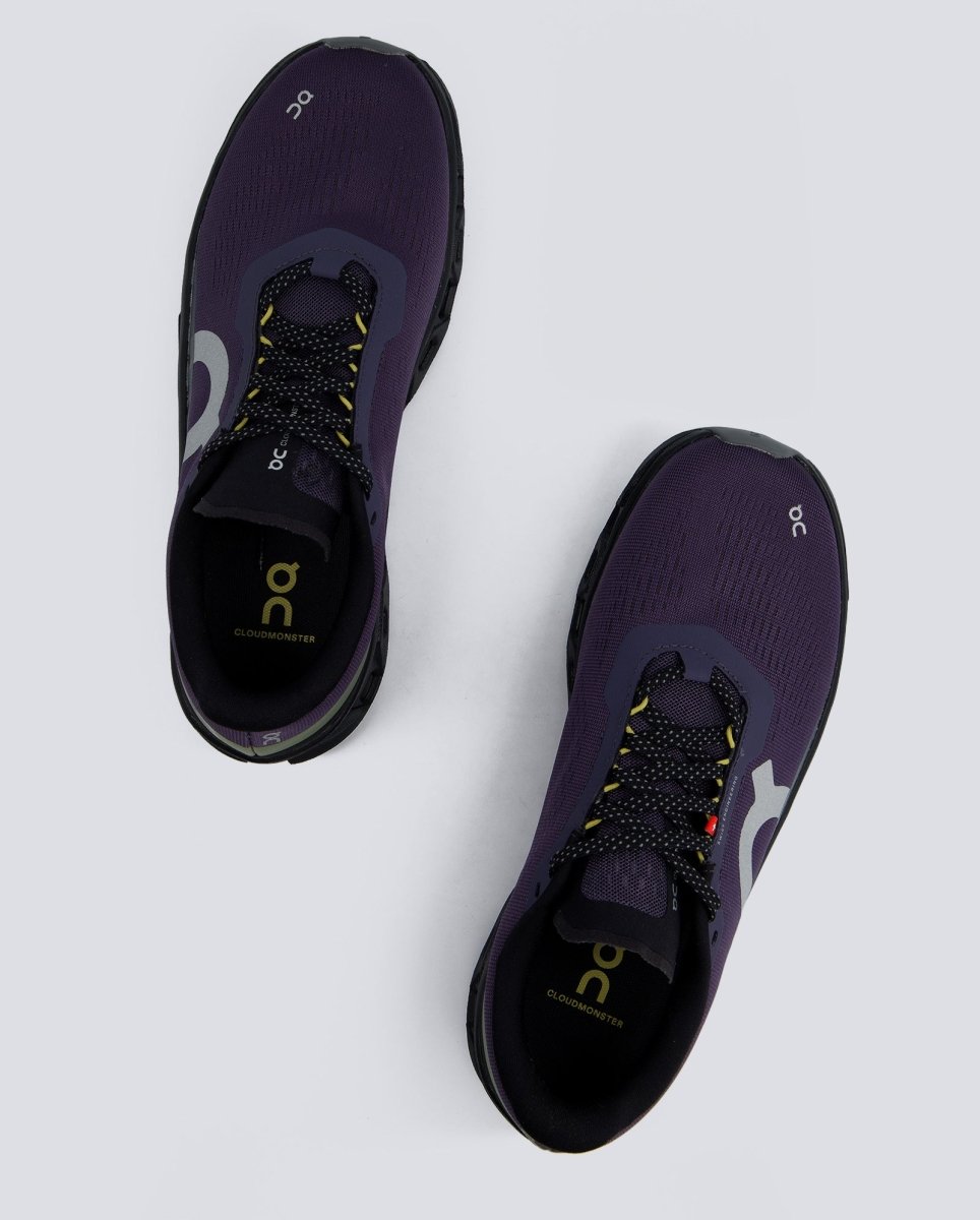 On Cloudmonster 1 Morado y Negro Hombre