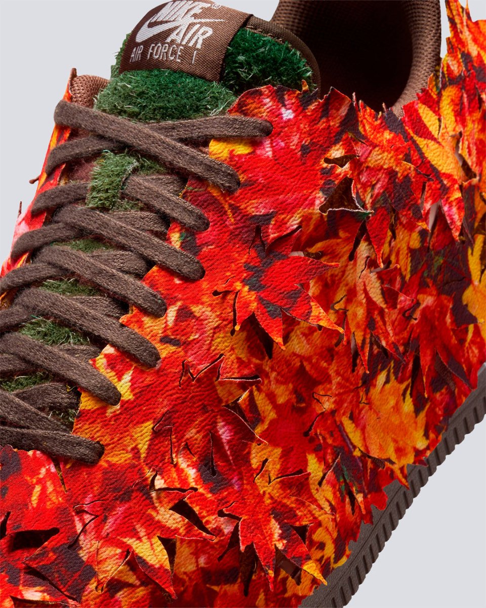 Nike Air Force 1 Low LX Leaf Camo Naranja y Verde Hombre