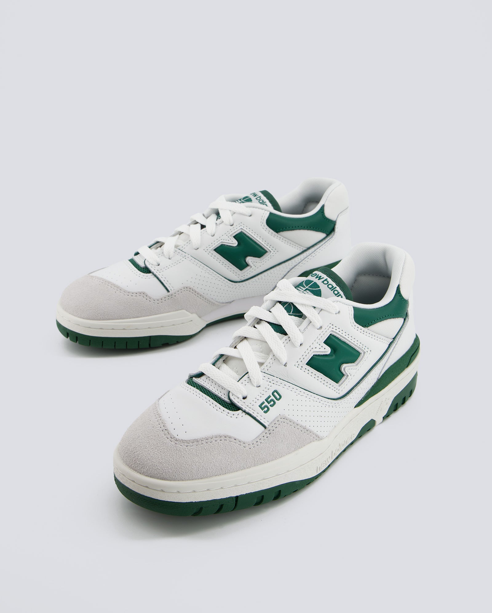 New Balance 550 Blanco Y Verde Hombre