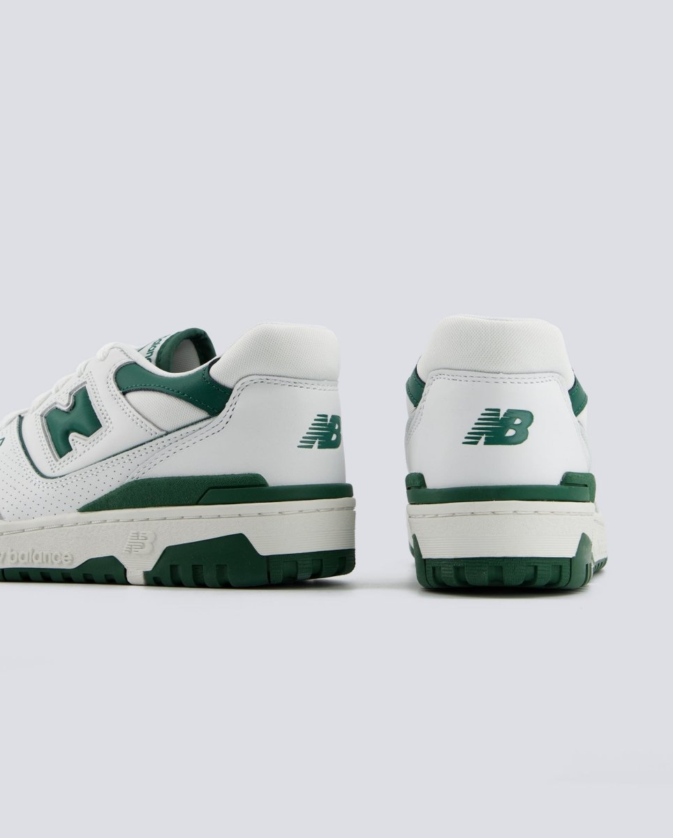 New Balance 550 Blanco Y Verde Hombre