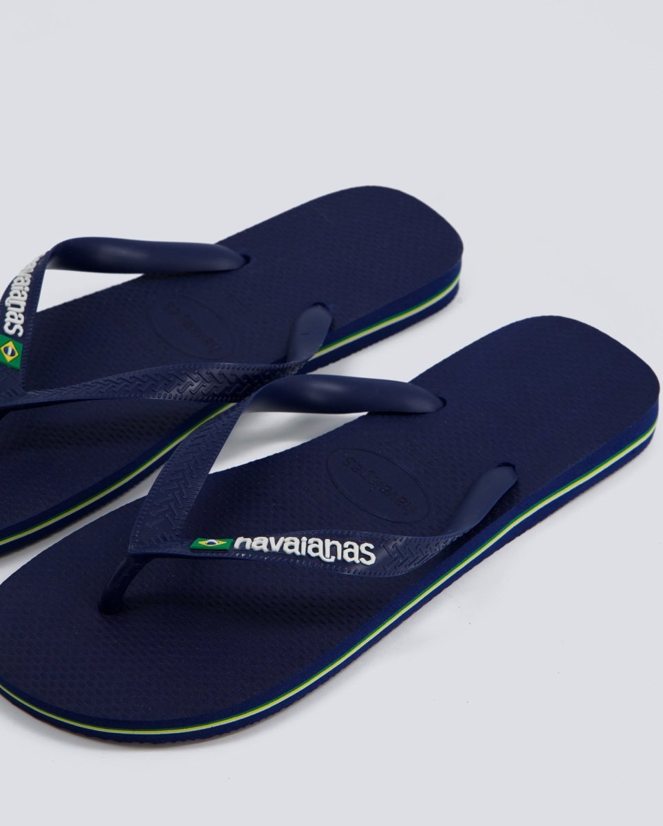 Havaianas Brasil Logo Azul Hombre