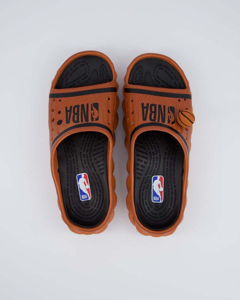 Crocs x NBA Echo Slide Naranja Hombre