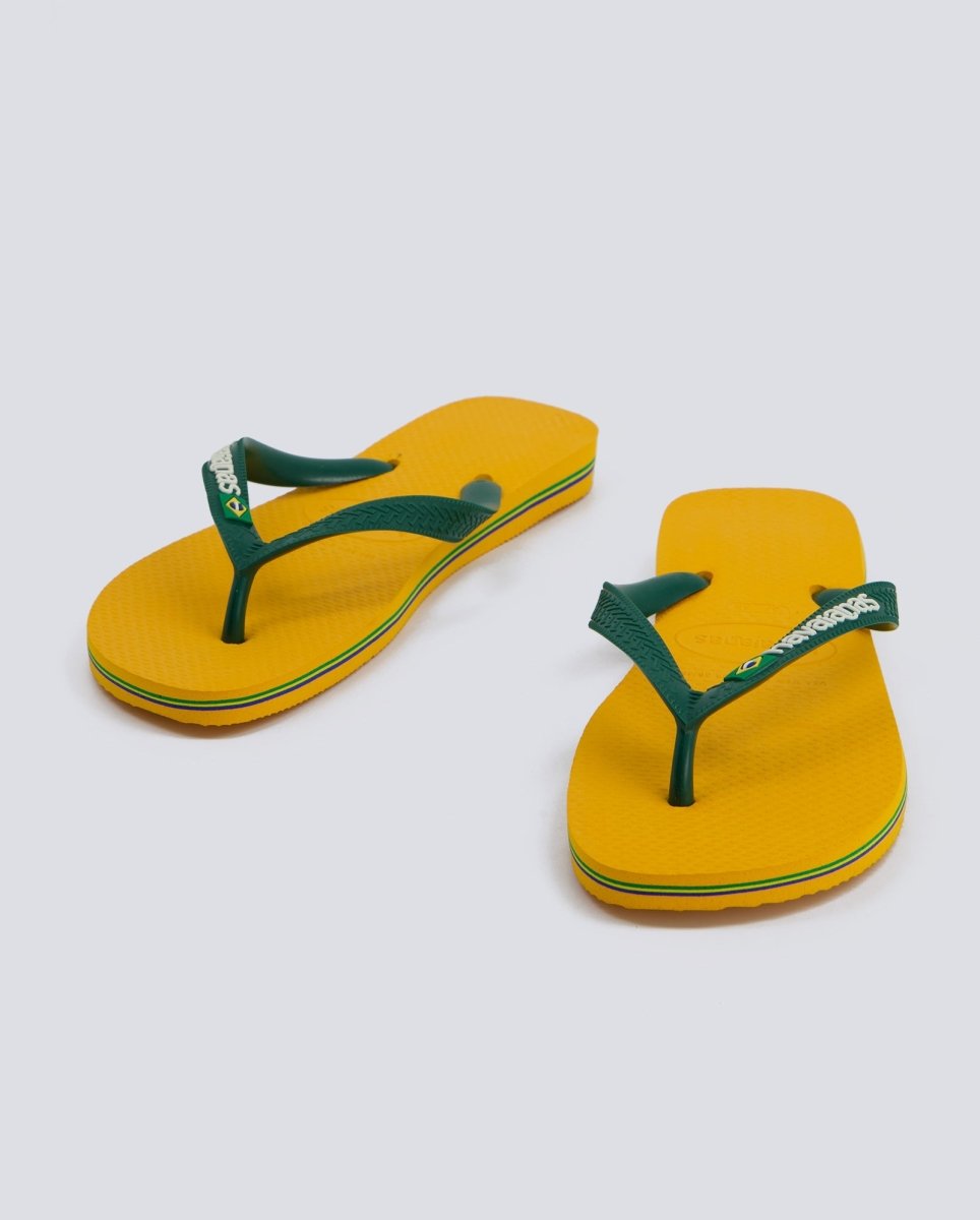 Havaianas Brasil Logo Amarillo Hombre