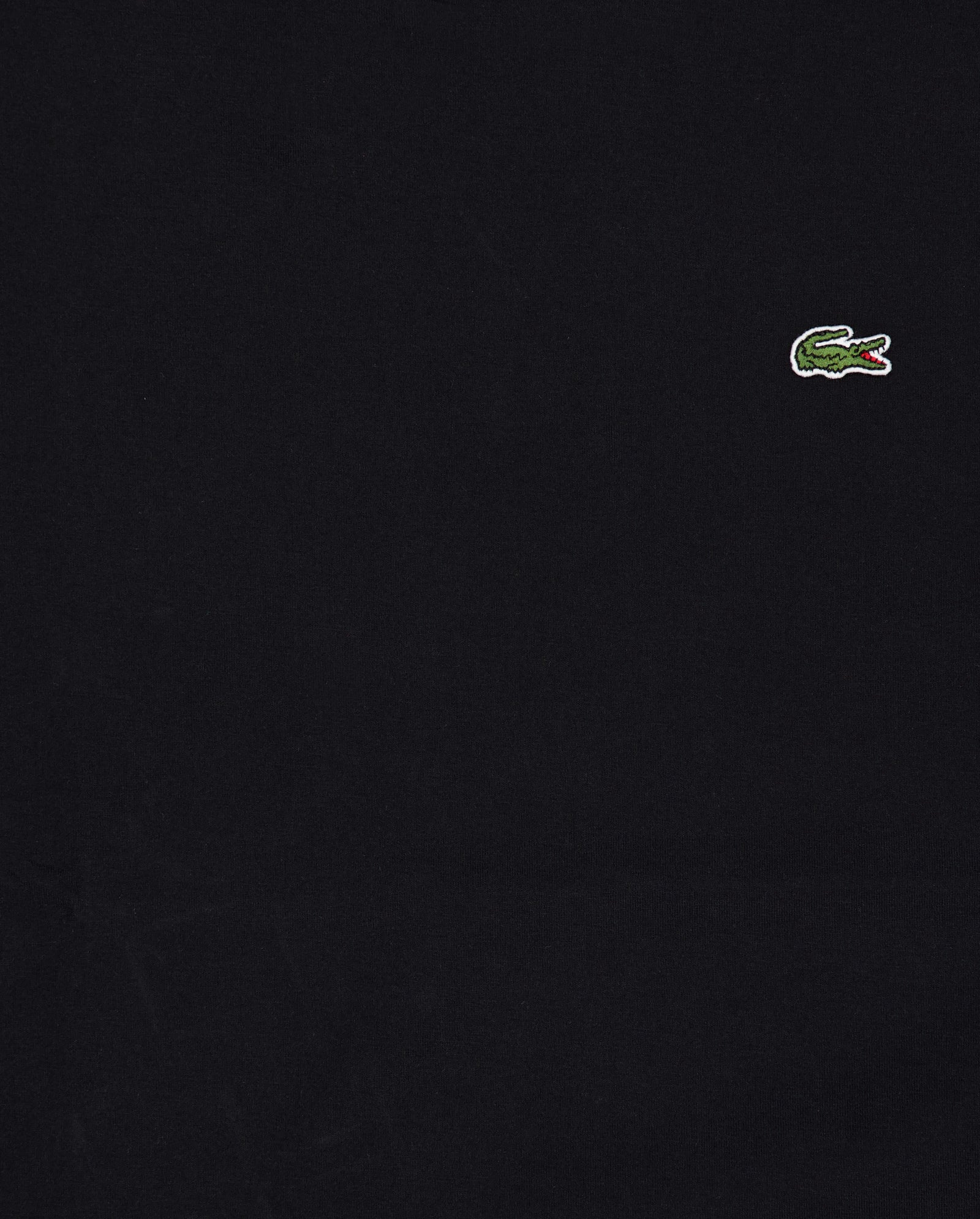 Camiseta Lacoste De Corte Holgado Negro Mujer