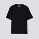 Camiseta Lacoste De Corte Holgado Negro Mujer