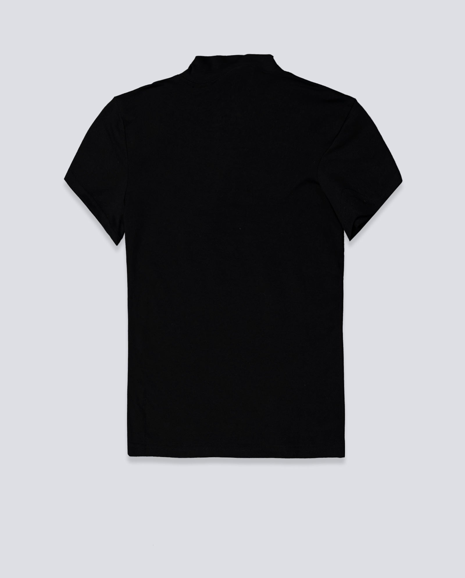 Camiseta Obey Relay Mock Neck Negro Mujer